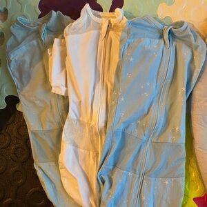 Blue and White Baby Sleep Sacks